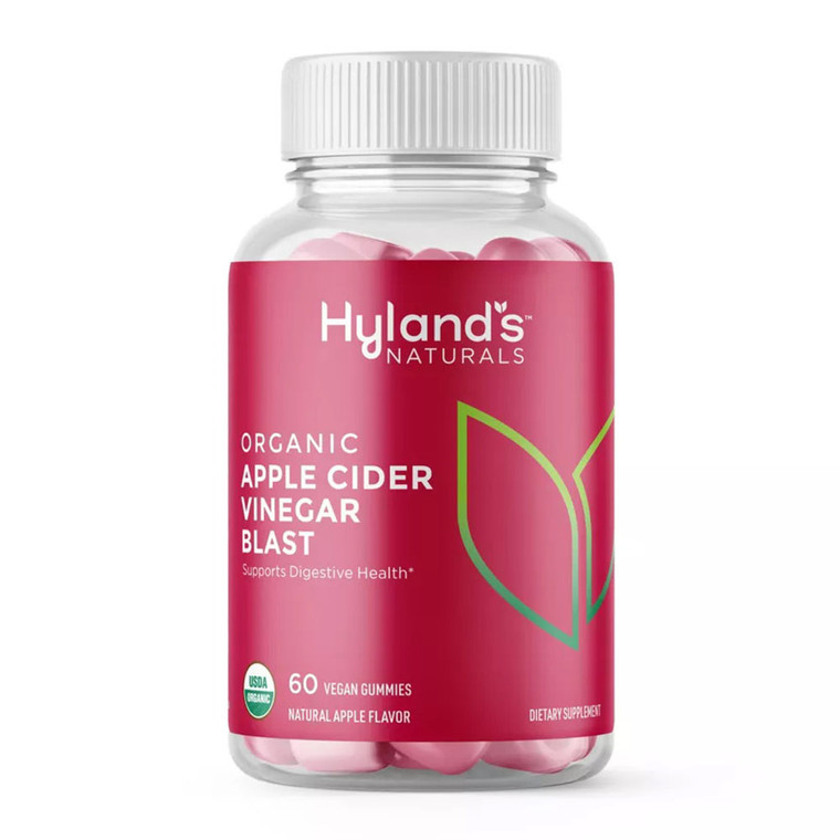 Hylands Naturals Organic Apple Cider Vinegar Blast Gummies, Digestive Health Support, 60 Ea
