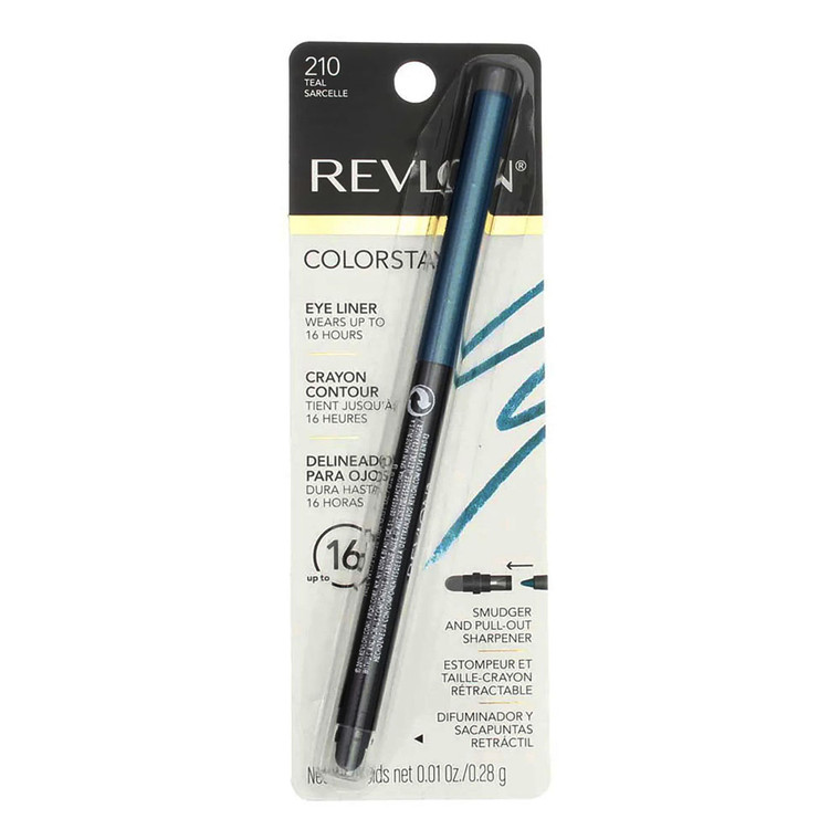 Revlon ColorStay Eyeliner Pencil, Teal Sarcelle, 1 Ea