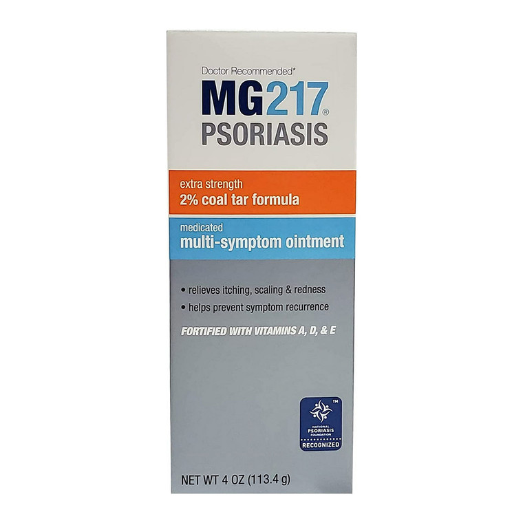 MG217 Psoriasis 2% Coal Tar Multi-Symptom Ointment, 4 Oz