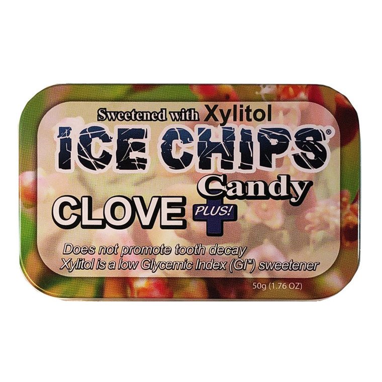 Ice Chips Hand Crafted Tin Candy, Clove, 1.76 Oz