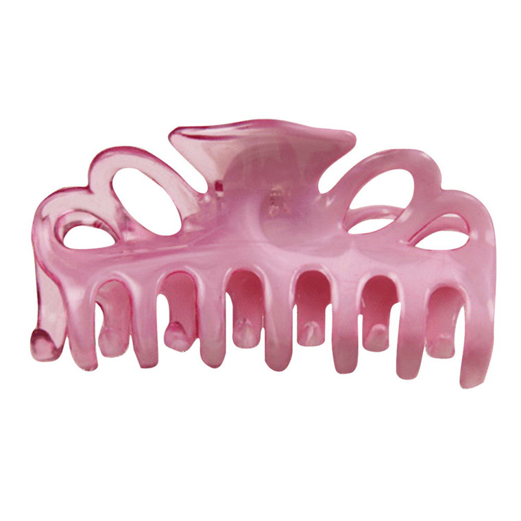 Di Prima Gardenia Double Loop Top Hair Clamp Medium, Pink, 1 Ct