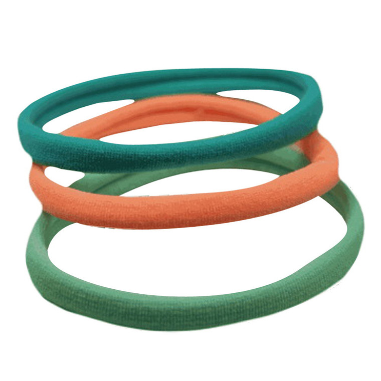 Di Prima Wisteria Nylon Elastic Hair Styling Accessory, Cafe, 3 Ct