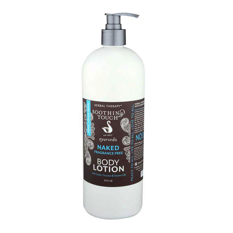 Soothing Touch, Naked Body Lotion, Fragrance Free, 32 Oz