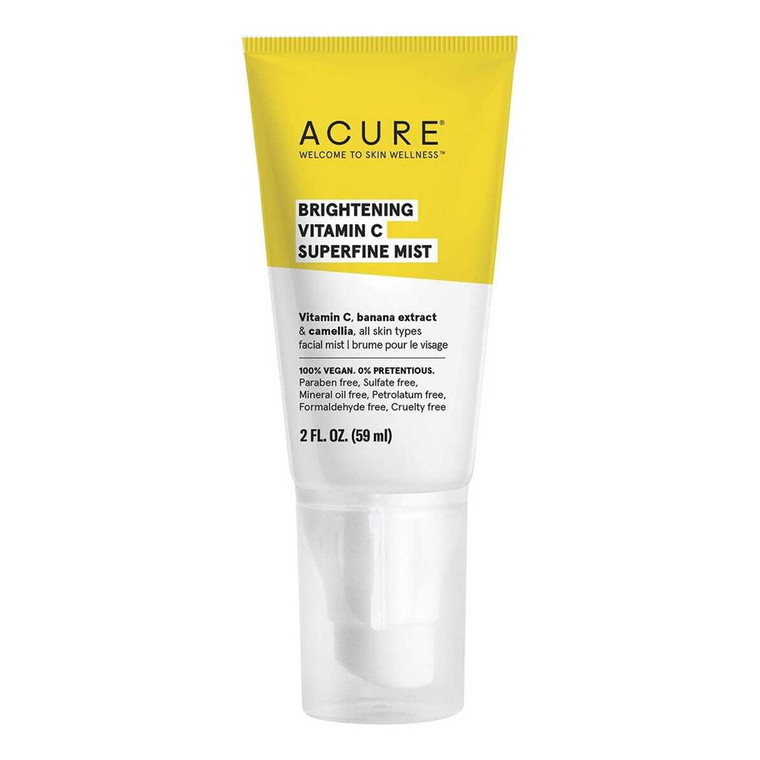 Acure Brightening Vitamin C Superfine Mist For A Brighter Appearance, 2 Oz
