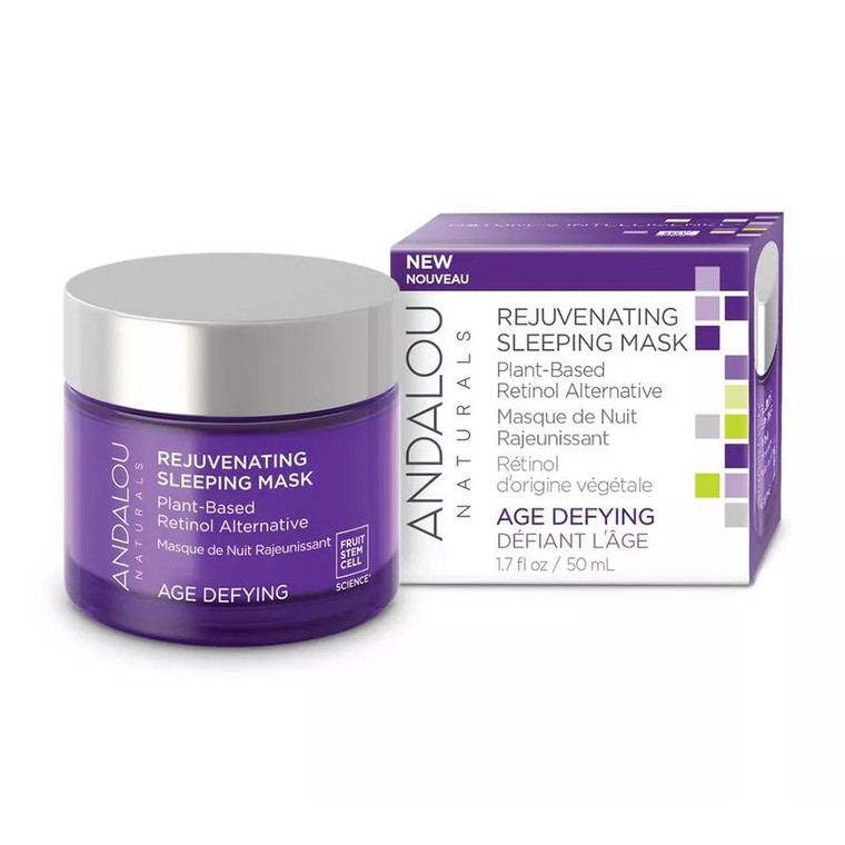 Andalou Naturals Rejuvenating Sleeping Mask, Age Defying, 1.7 Oz