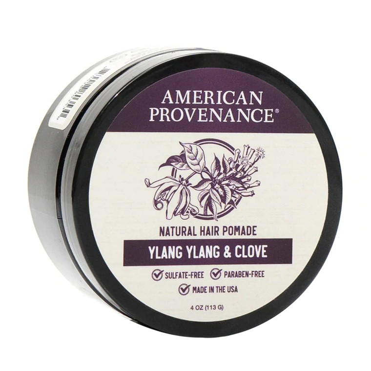 American Provenance Natural Hair Pomade, Ylang Ylang and Clove, 4 Oz