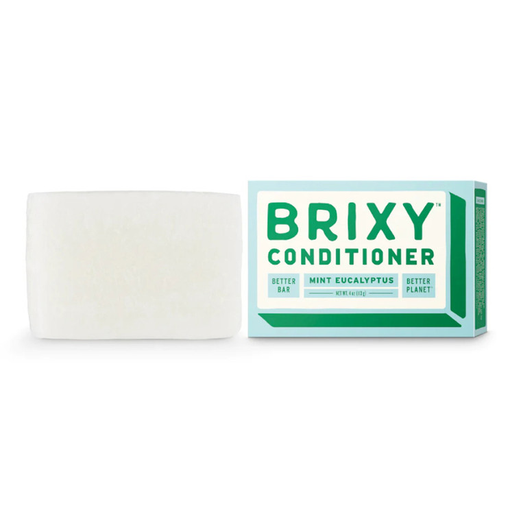 Brixy Conditioner Bar for Hair, Mint Eucalyptus, 4 Oz