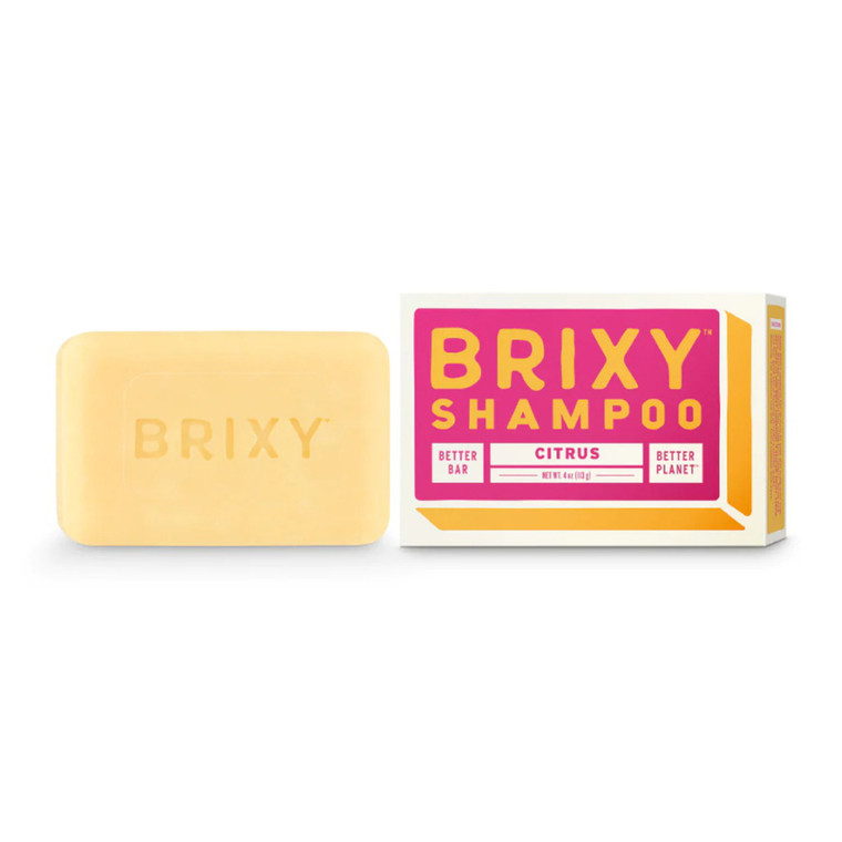 Brixy Shampoo Bar for Hair, Citrus, 4 Oz