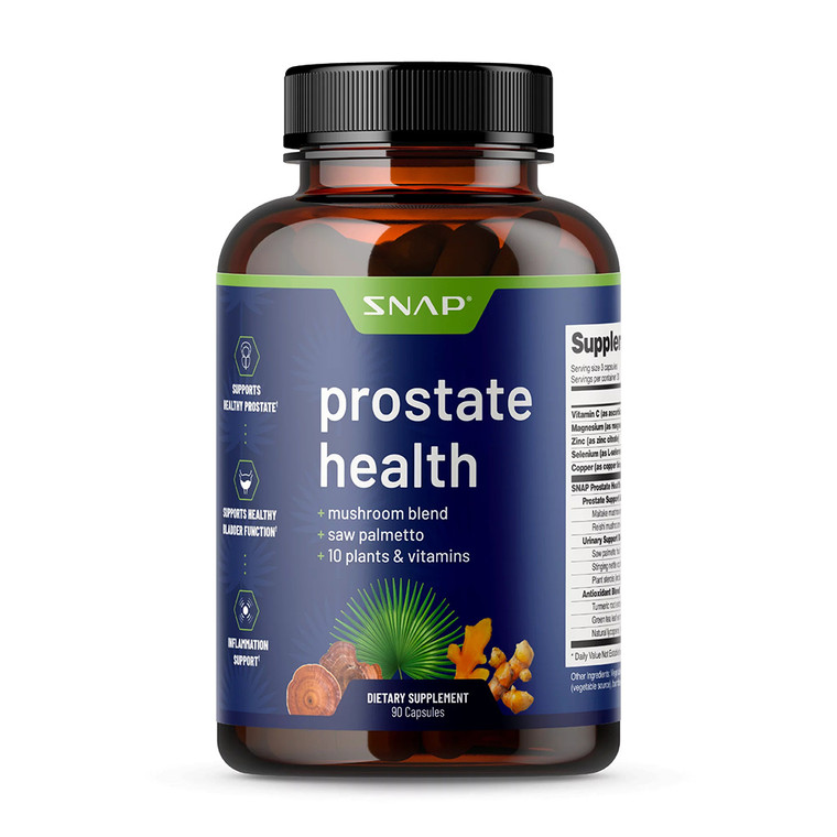 Snap Prostate Health Capsules, Support Prostate, Urinary Tract Health and Immune, 90 Ea