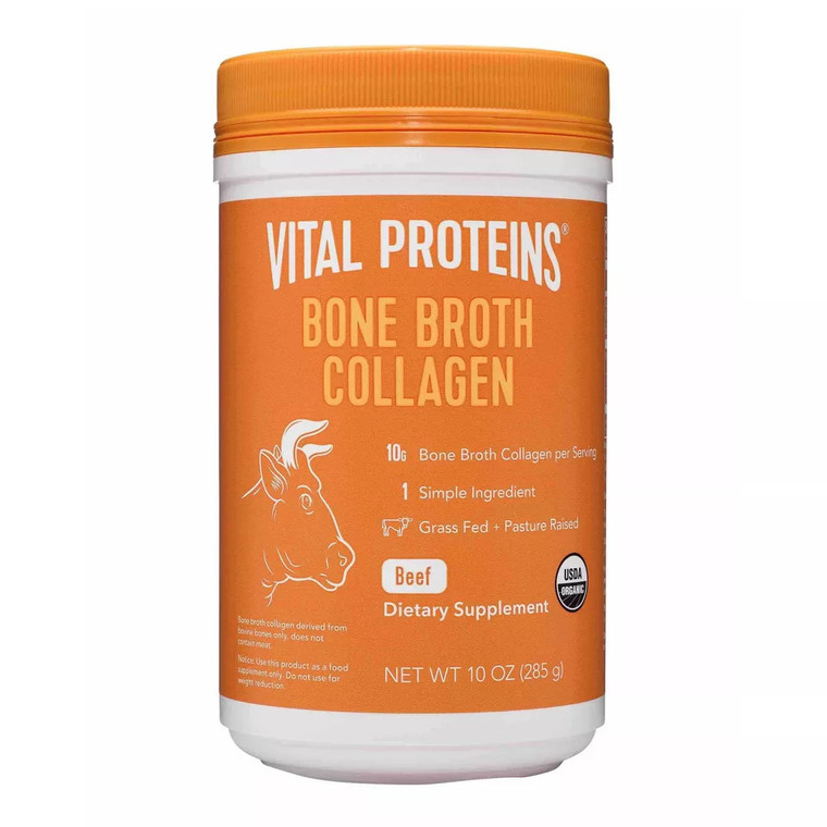 Vital Proteins Organic Bone Broth Collagen, Beef, 10 Oz