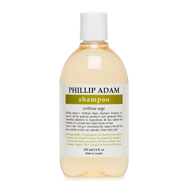 Phillip Adam Verbena Sage Shampoo, Shiny Hair, 12 Oz