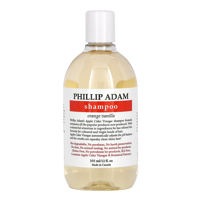 Phillip Adam Orange Vanilla Shampoo, Shiny Hair, 12 Oz