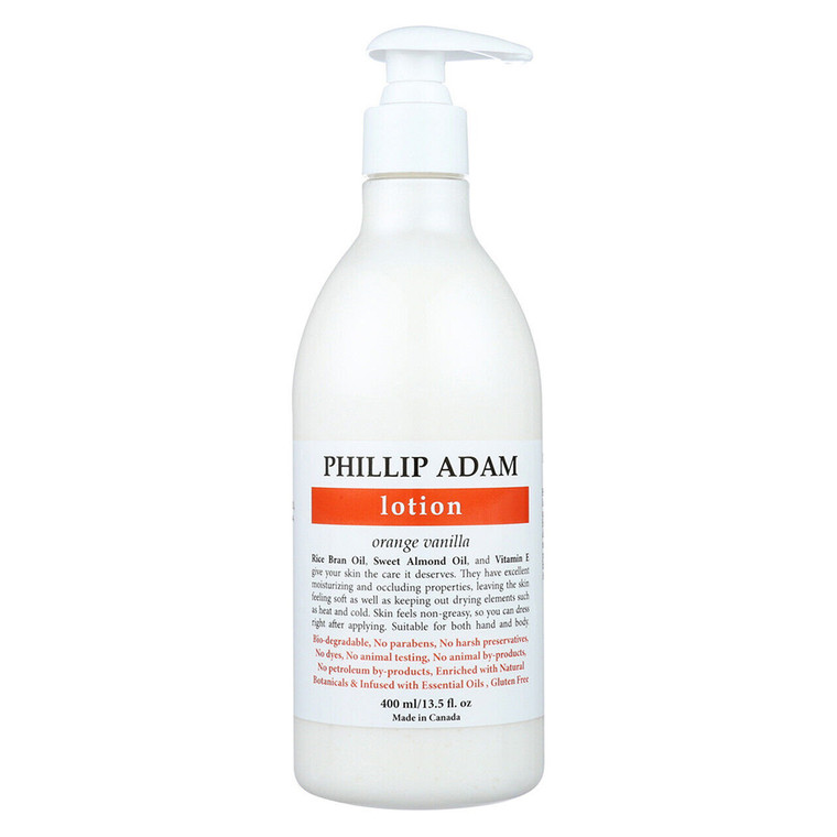 Phillip Adam Hand and Body Lotion, Orange Vanilla, 13.5 Oz