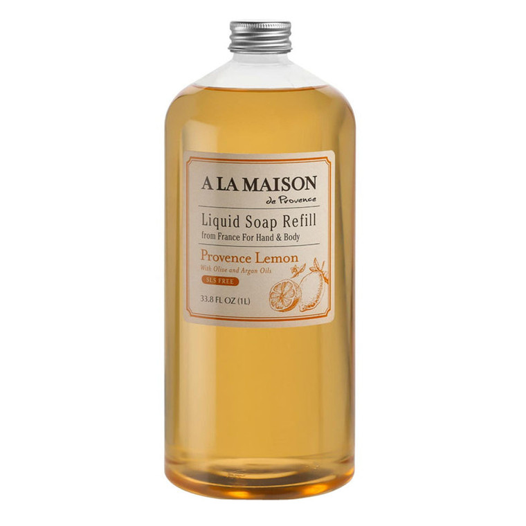 A La Maison Liquid Hand And Soap, Provence Lemon, 33.8 Oz