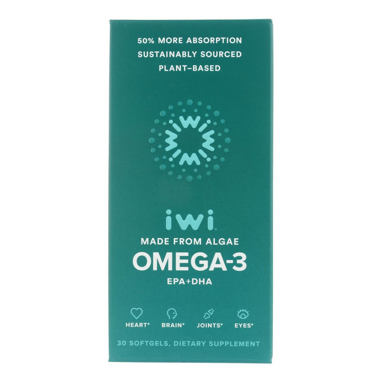 Iwi Life Omega 3 Supports Healthy Heart, Brain Development, 30 Ea