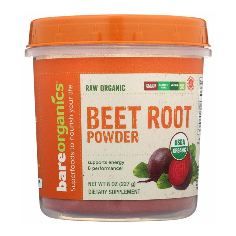 Bare Organics Beet Root Superfood Powder, 8 Oz