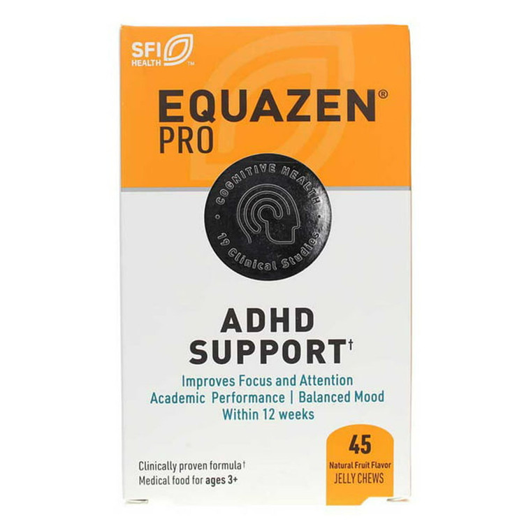 Equazen Pro ADHD Support Improves Immune System And Memory Performance Supplement, Jelly Chews, 45 Ea