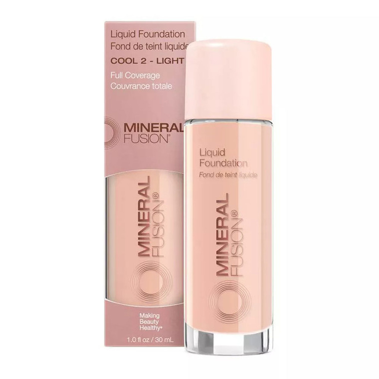 Mineral Fusion Liquid Foundation, Cool 2 Light, 1 Oz