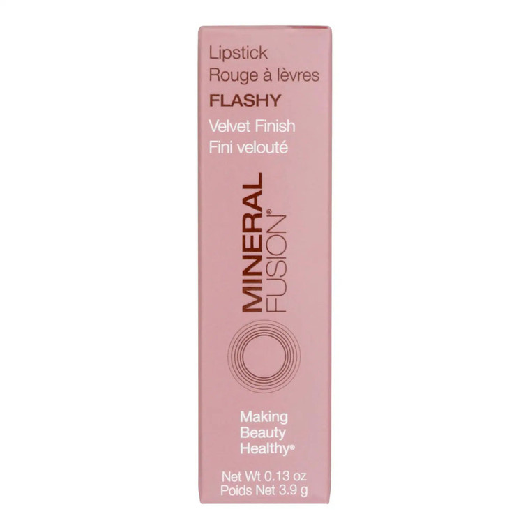Mineral Fusion Lipstick, Flashy, 0.13 Oz