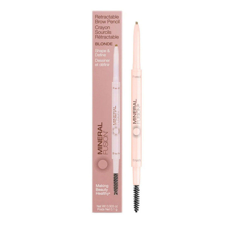 Mineral Fusion Retractable Brow Pencil, Blonde, 0.03 Oz