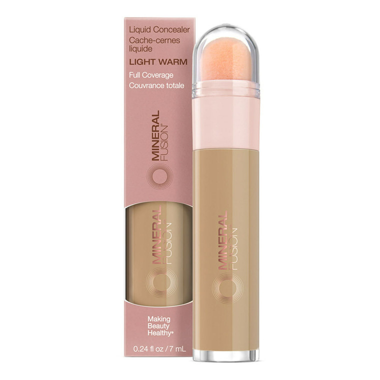 Mineral Fusion Liquid Concealer, Light Warm, 0.24 Oz