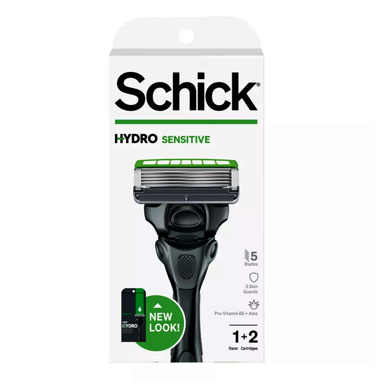 Schick Hydro Skin Comfort Sensitive Razor And 2 Refills, 1 Ct