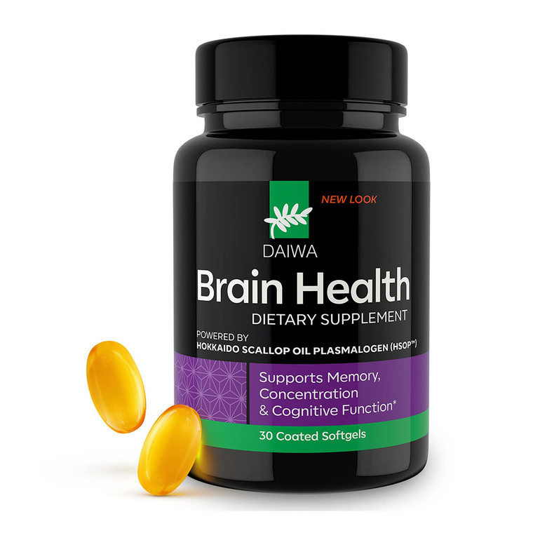 Daiwa Brain Health Softgels for Memory Support, 30 Ea