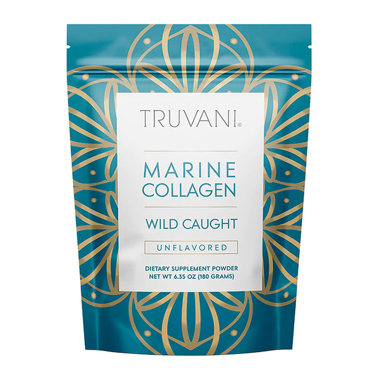 Truvani Wild Caught Unflavored Marine Collagen Powder, 6.35 Oz