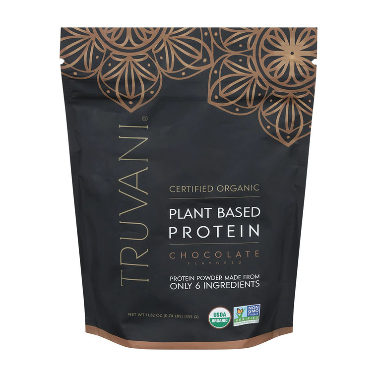 Truvani Organic Chocolate Protein Powder, 11.82 Oz