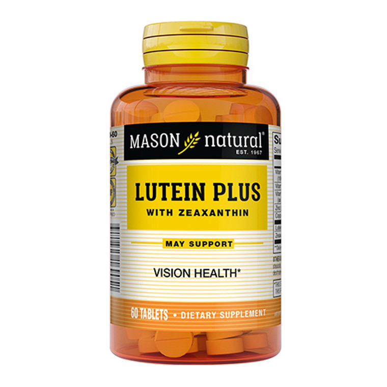 Mason Natural Lutein Plus with Zeaxanthin for Eye Health Tablets, 60 Ea