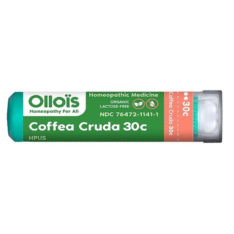 Ollois Coffea Cruda 30c Organic Lactose Free Homeopathic Pellets, 80 Ea