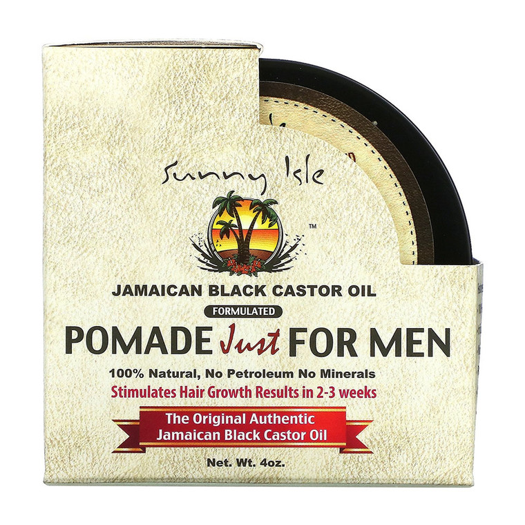 Sunny Isle Jamaican Black Castor Oil Hair Food Pomade For Men, 4 Oz