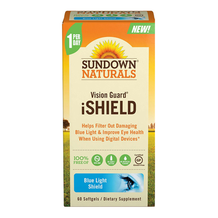 Sundown Naturals Vision Guard iShield Eye Health Supplement Softgels, 60 Ea