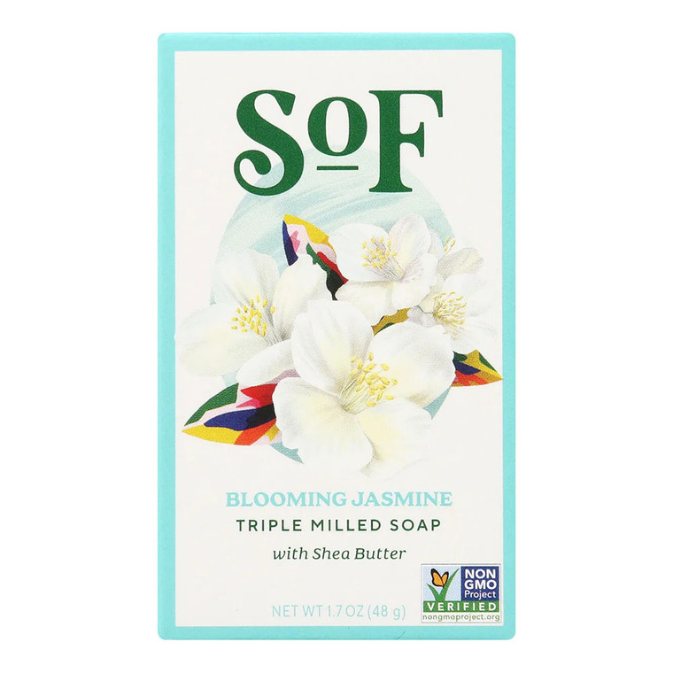 South of France Blooming Jasmine Triple Milled Bar Soap, 1.7 Oz