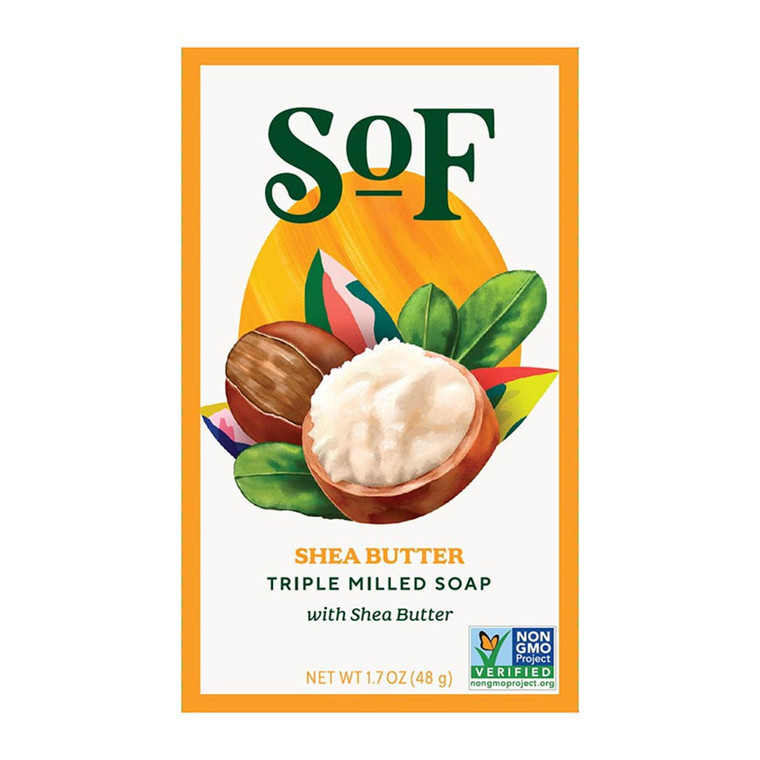 South Of France Shea Butter Triple Milled Bar Soap, 1.7 Oz
