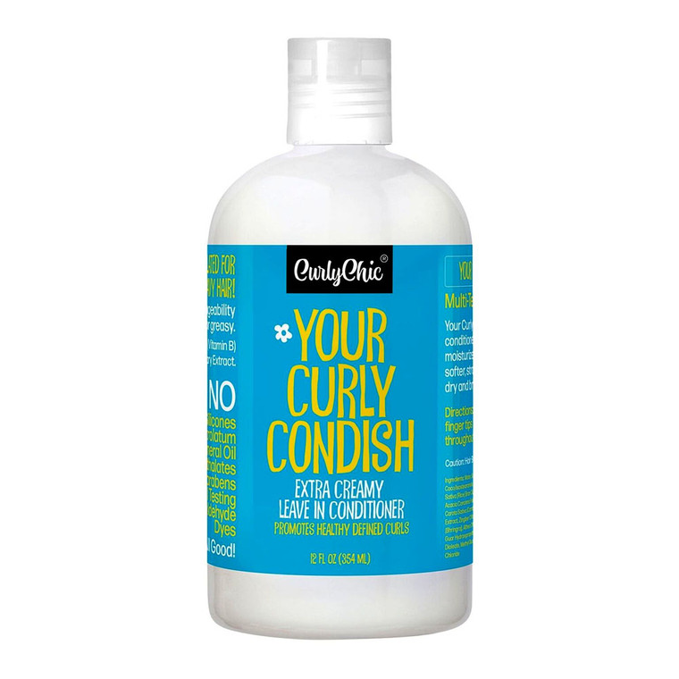 CurlyChic Your Curly Condish Extra Creamy Leave In Conditioner, 12 Oz