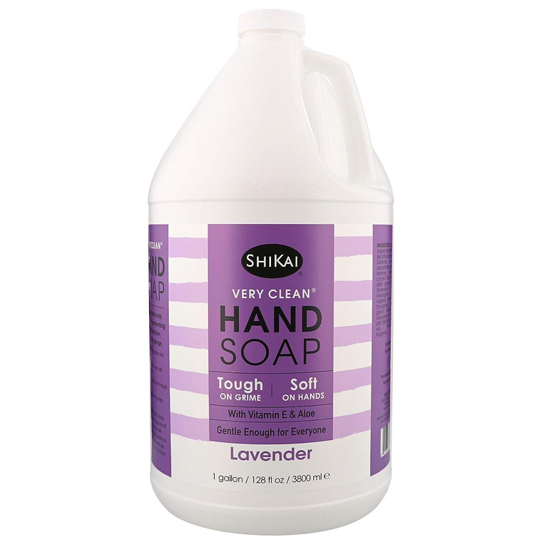 ShiKai Very Clean Liquid Hand Soap, Soft On Hands, Lavender, 1 Gallon