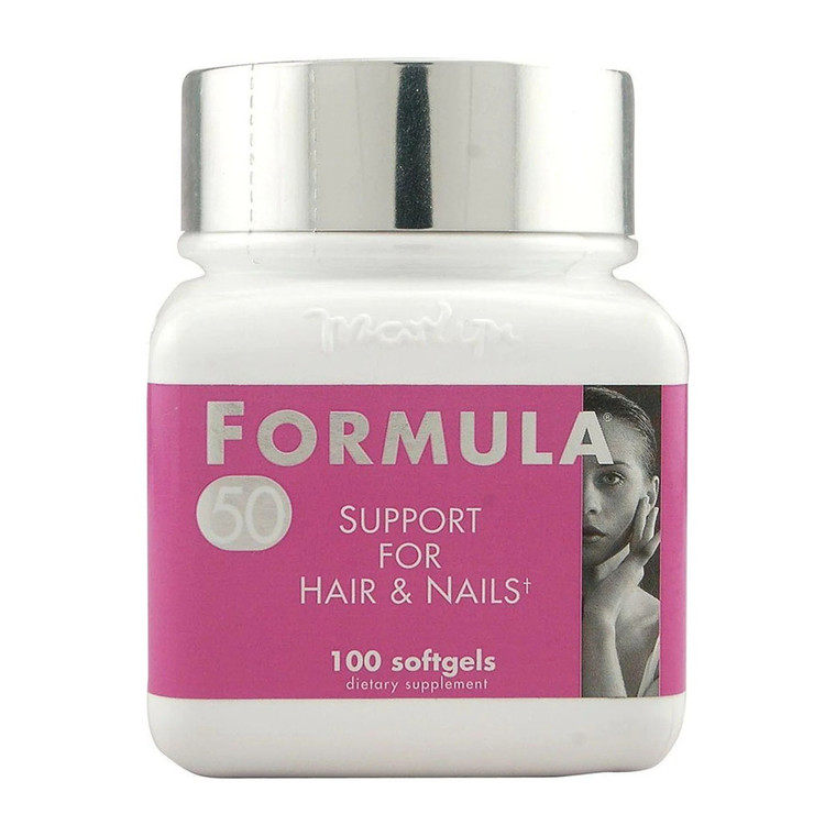 Formula 50 Supplement Softgels for Hair and Nail Support, 100 Ea