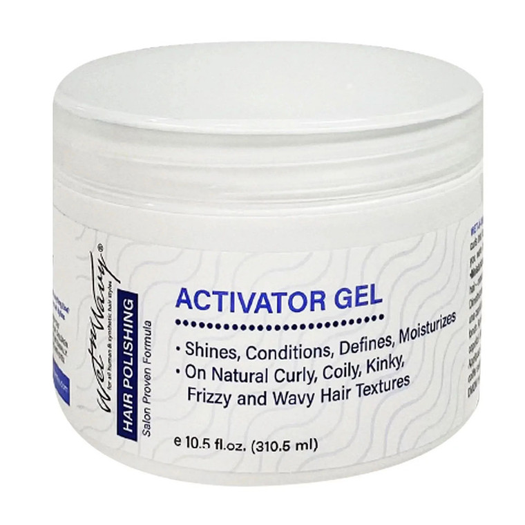 Wet n Wavy Activator Gel for Natural Hair Shine, 10.5 Oz