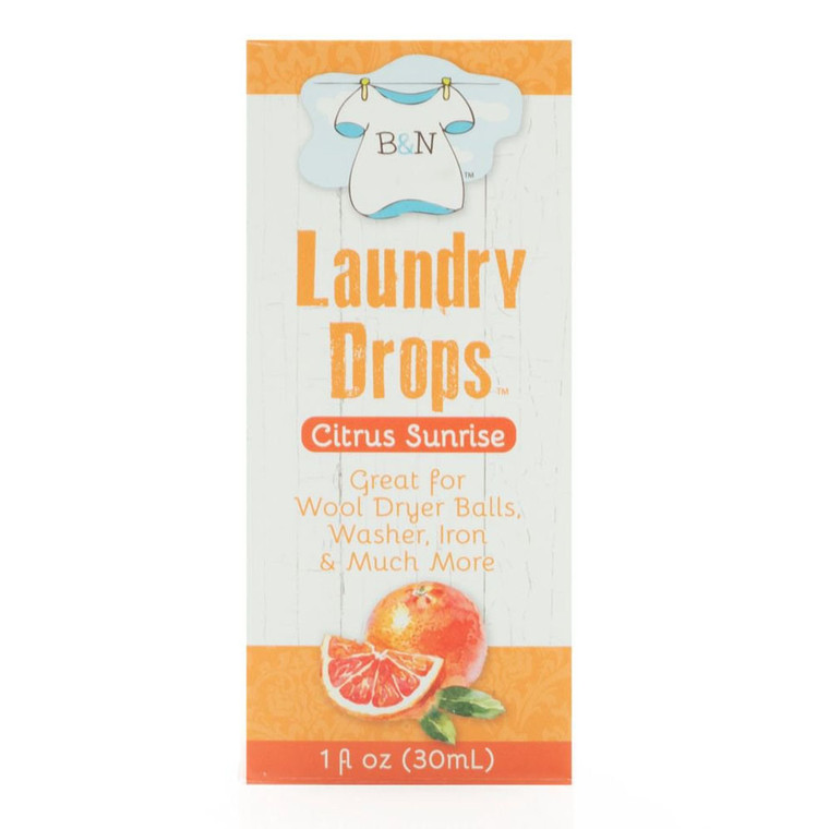 BandN All Natural Essential Oil Laundry Drops, Citrus Sunrise, 1 Oz