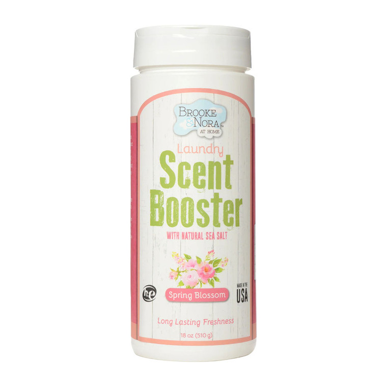 BandN At Home Laundry Scent Booster with Natural Sea Salt, Spring Blossom, 18 Oz