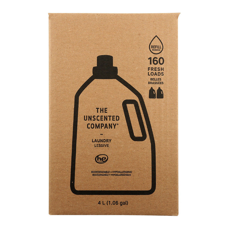 The Unscented Company Laundry Lessive Refill Box, 135.68 Oz