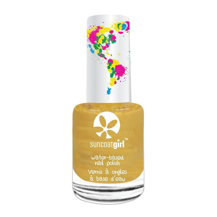 Suncoat Girl Water Based Peelable Nail Polish for Kids, Sunflower, 1 Ea