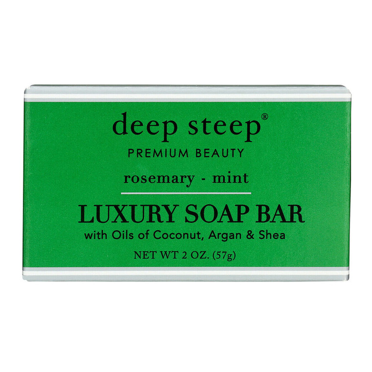 Deep Steep Premium Beauty Luxury Soap Bar, Rosemary Mint, 2 Oz