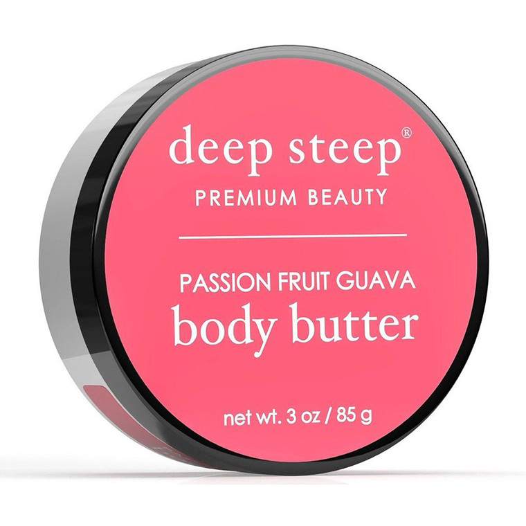 Deep Steep Premium Beauty Passion Fruit Guava Body Butter, 3 Oz