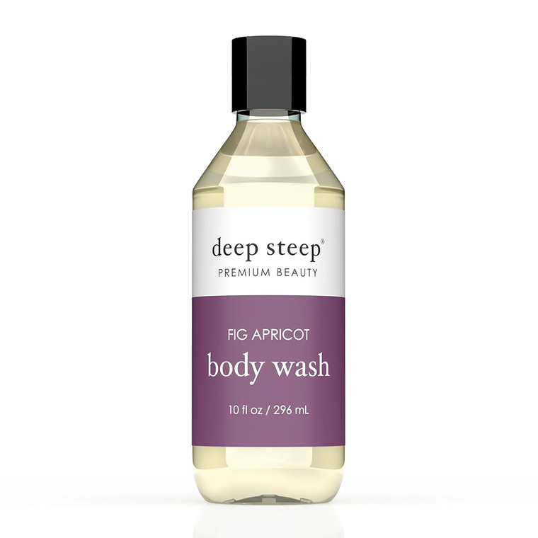 Deep Steep Premium Beauty Fig Apricot Body Wash, 10 Oz