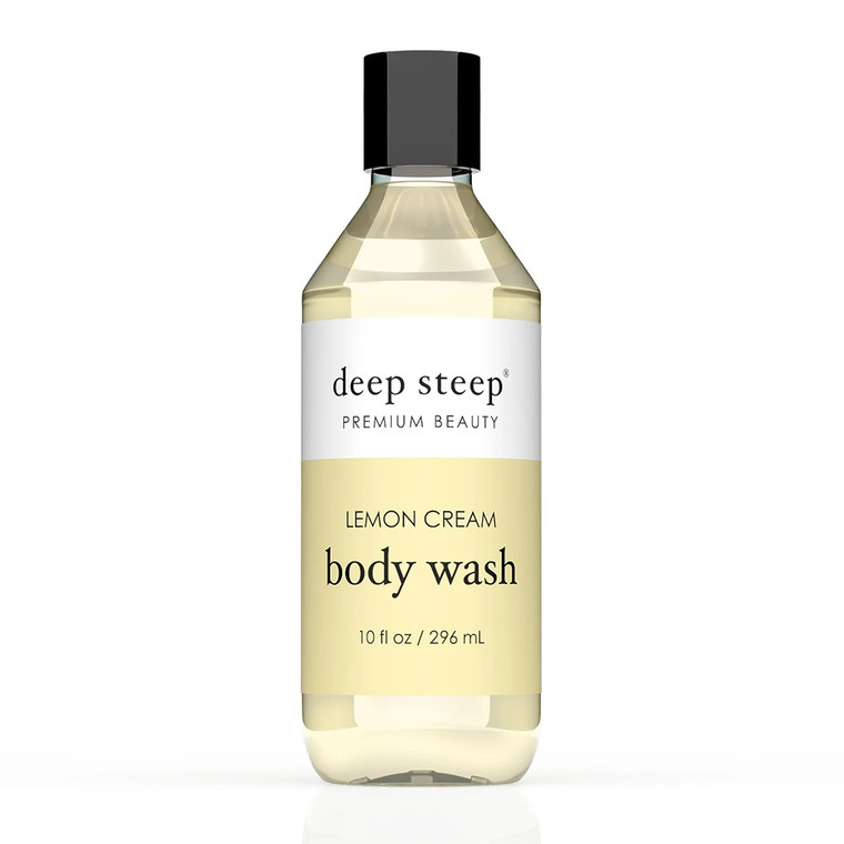Deep Steep Premium Beauty Lemon Cream Body Wash, 10 Oz