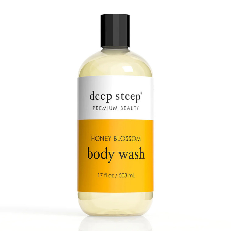 Deep Steep Premium Beauty Honey Blossom Body Wash, 17 Oz