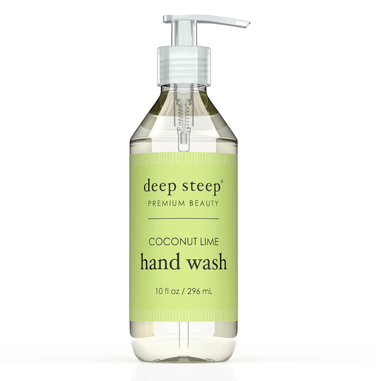 Deep Steep Premium Beauty Coconut Lime Hand Wash, 10 Oz