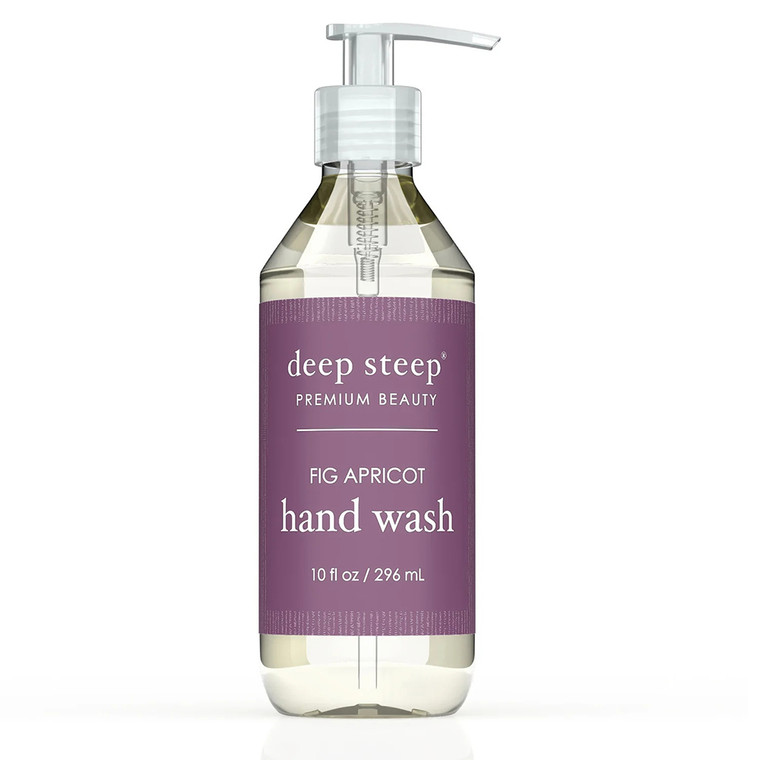 Deep Steep Premium Beauty Fig Apricot Hand Wash, 10 Oz